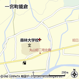 兵庫県宍粟市一宮町能倉752周辺の地図