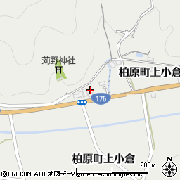 兵庫県丹波市柏原町上小倉93周辺の地図