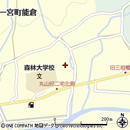 兵庫県宍粟市一宮町能倉757周辺の地図