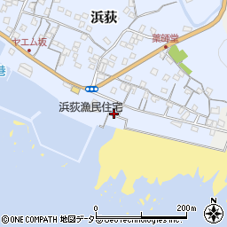 千葉県鴨川市浜荻1379周辺の地図