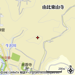 静岡県静岡市清水区由比東山寺周辺の地図