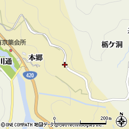 愛知県豊田市安実京町周辺の地図