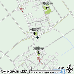 滋賀県近江八幡市益田町177周辺の地図