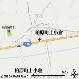 兵庫県丹波市柏原町上小倉108-2周辺の地図