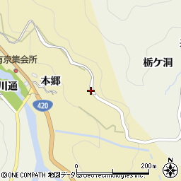 愛知県豊田市安実京町周辺の地図