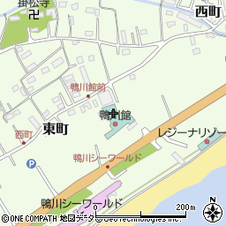 鴨川館予約センター周辺の地図