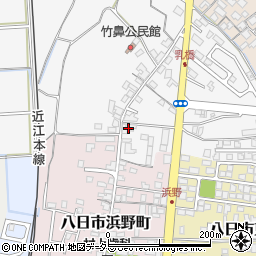 滋賀県東近江市建部日吉町341周辺の地図
