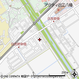 滋賀県近江八幡市日吉野町626周辺の地図