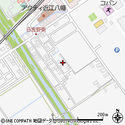滋賀県近江八幡市日吉野町609周辺の地図
