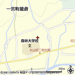 兵庫県宍粟市一宮町能倉751周辺の地図