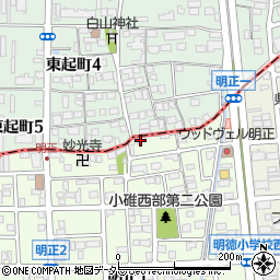 愛知県名古屋市港区明正1丁目80周辺の地図