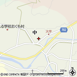 兵庫県丹波篠山市中456周辺の地図