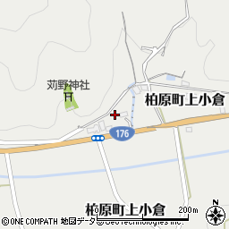 兵庫県丹波市柏原町上小倉96周辺の地図