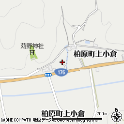 兵庫県丹波市柏原町上小倉97周辺の地図