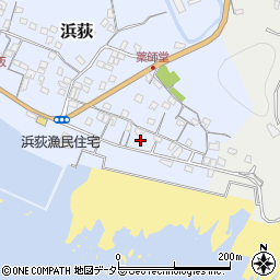 千葉県鴨川市浜荻1187-1周辺の地図