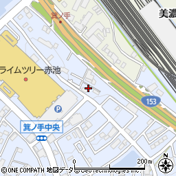 愛知県日進市赤池町箕ノ手2-205周辺の地図