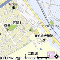 愛知県弥富市五明1丁目134周辺の地図