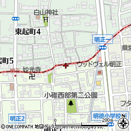 愛知県名古屋市港区明正1丁目77周辺の地図