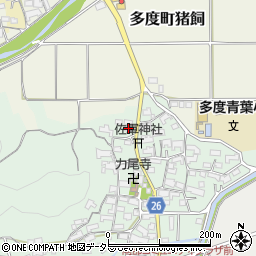 三重県桑名市多度町力尾2209-1周辺の地図