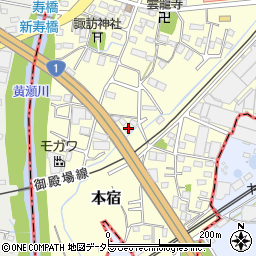 静岡県駿東郡長泉町本宿613周辺の地図