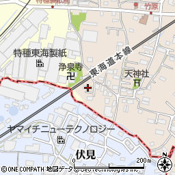静岡県駿東郡長泉町竹原12周辺の地図