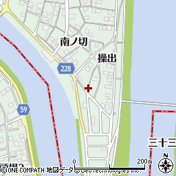 愛知県名古屋市中川区下之一色町三角17周辺の地図