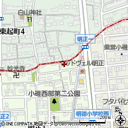 愛知県名古屋市港区明正1丁目71周辺の地図