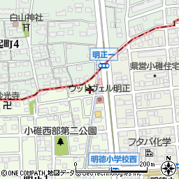 愛知県名古屋市港区明正1丁目57周辺の地図