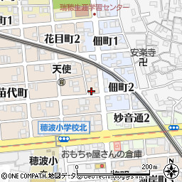 愛知県名古屋市瑞穂区苗代町10-15周辺の地図