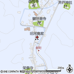 大田市役所　武家屋敷・旧河島家周辺の地図