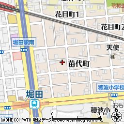 愛知県名古屋市瑞穂区苗代町16-6周辺の地図