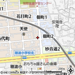 愛知県名古屋市瑞穂区苗代町10-13周辺の地図