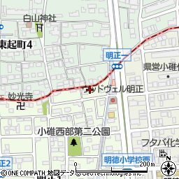 愛知県名古屋市港区明正1丁目70周辺の地図