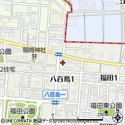 愛知県名古屋市港区八百島1丁目608周辺の地図