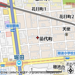 愛知県名古屋市瑞穂区苗代町16-7周辺の地図