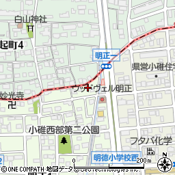 愛知県名古屋市港区明正1丁目63周辺の地図