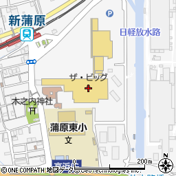 清水銀行ザ・ビッグ蒲原店 ＡＴＭ周辺の地図