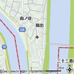 愛知県名古屋市中川区下之一色町操出14周辺の地図