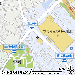 愛知県日進市赤池町箕ノ手2-115周辺の地図