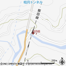 静岡県浜松市天竜区佐久間町相月1216-3周辺の地図