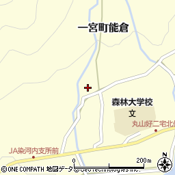 兵庫県宍粟市一宮町能倉845周辺の地図