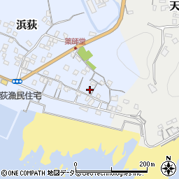 千葉県鴨川市浜荻1303周辺の地図