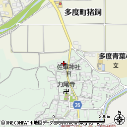 三重県桑名市多度町力尾2209周辺の地図