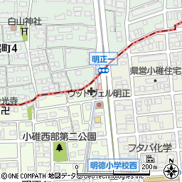 愛知県名古屋市港区明正1丁目58周辺の地図