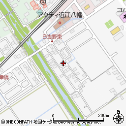滋賀県近江八幡市日吉野町615周辺の地図