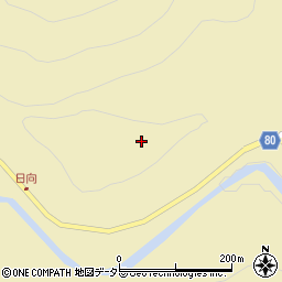 愛知県北設楽郡東栄町振草古戸中山周辺の地図