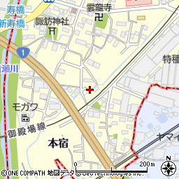 静岡県駿東郡長泉町本宿564-15周辺の地図