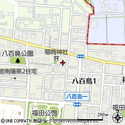 愛知県名古屋市港区八百島2丁目203周辺の地図