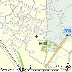 三重県いなべ市員弁町上笠田851周辺の地図
