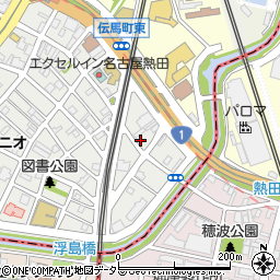 名古屋工学院専門学校伝馬荘周辺の地図